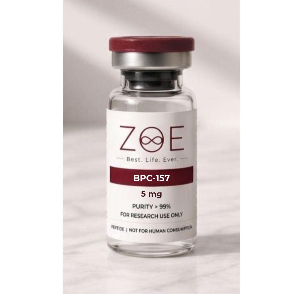 ZOE Premium Peptides - BPC-157 (10mg) Lyophilized Vial for Laboratory Research