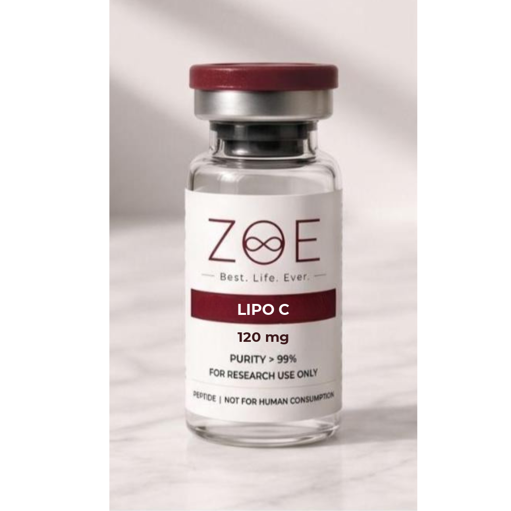 ZOE Premium Peptides - Lipo C-120mg Lyophilized Vial for Laboratory Research